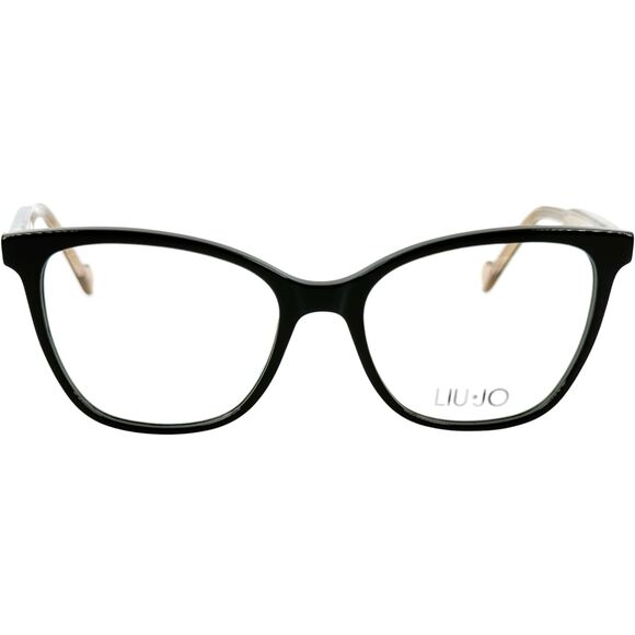 LIU JO LJ2723 Womens Plastic Eyeglass Frame 001 Ebony 52-17 Spring Hinges w Case main image 4